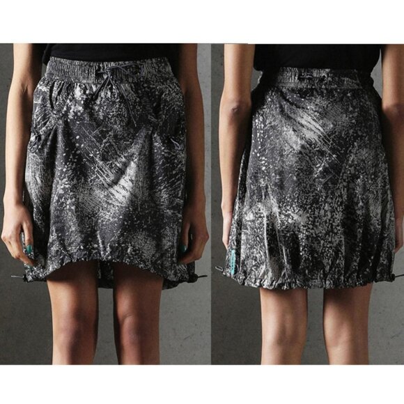 NWT NEW Diesel Funky MO-O-DOTTIE Skirt S Small Drawstring Abstract Splatter. - Picture 1 of 8